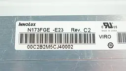 Матриця 17.3 N173FGE-E23 1600х900, 30pineDP, LED, NORMAL, глянцева, роз'єм ліворуч знизу для ноутбука - мініатюра 2