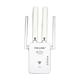 Бездротовий репітер WiFi сигналу Wireless-N Pix-Link - 1200 Mbps підсилювач сигналу та розширювач зони покриття мережі (повторювач) - мініатюра 5