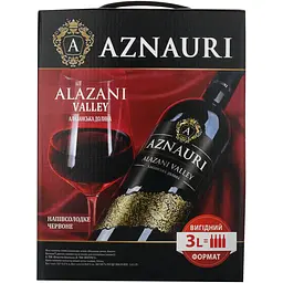 Вино AZNAURI Alazani Valley чер н/сол 3 л - мініатюра 2