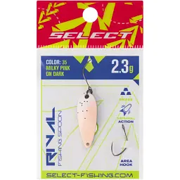 Блешня Select Rival 2.3g 30mm #35 Milky Pink on Dark - мініатюра 2