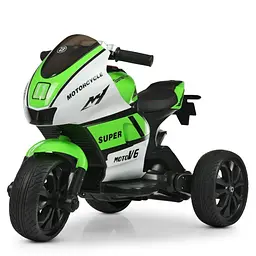 Детский электромобиль Bambi «Мотоцикл» M 4135EL-1-5, 2 мотора 25W, 2 аккум. 6V4AH, MP3, светящиеся колеса EVA, музыка, свет