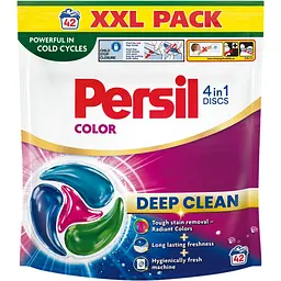 Диски для прання Persil  Color  4in1 Discs Deep Clean 42 шт. - мініатюра 2