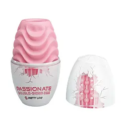 Мастурбатор Pretty Love Passionate Double-Sided Egg - мініатюра 5