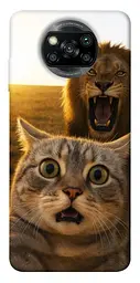 Чохол Demsky Shocked cat and lion для Xiaomi Poco X3 NFC / Poco X3 Pro