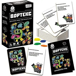 Карткова гра "Вортекс" VT5903-01, 50 карток 10 жетонів - мініатюра 3