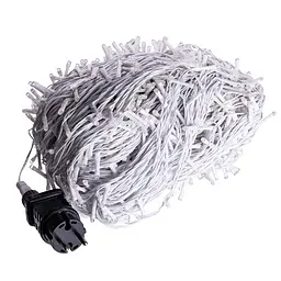 Новорічна гірлянда Різдвяна фея вулична GarlandoPro 100 м 1000 LED гірлянда на вулицю 8 режимів роботи білий провід Білий CF1000L100MWW - мініатюра 3