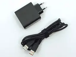 Зарядний пристрій для Lenovo 20V / 5.2V 2A 40W (USB) з кабелем!