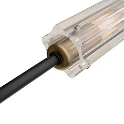 Люстра стельова Brille в спальню Е14 40W BK (LK-698C/6) - мініатюра 5