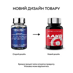 Амінокислота Scitec Nutrition AAKG, 100 капсул - мініатюра 2
