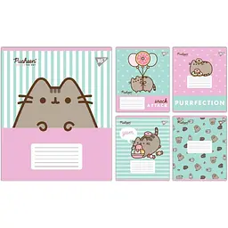 Зошит учнівський "Pusheen Candy" Yes 767597 12 аркушів 1 шт. в асортименті