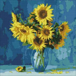 Набір з алмазною мозаїкою Улюблені соняшники ©Ira Volkova AMO7189, 40x40 см