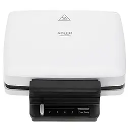 Вафельниця на 2 бельгійські вафлі Adler AD 3085 1800 Вт - мініатюра 4
