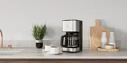 Electrolux Кофеварка крапельна, 1.375л, мелена, нерж - мініатюра 2