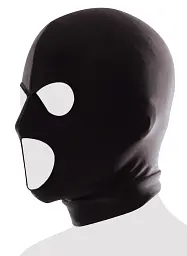 Маска Pipedream Fetish Fantasy Series Spandex 3 Hole Hood (чорний) - мініатюра 5