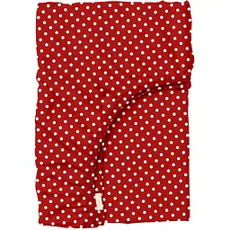Простирадло на резинці для коляски та люльки Cosas Red Dots 40х80х5 см (DropRed-4009_FittedStroller_40х80)