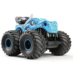 Джип-монстр на радіокеруванні, 2.4 GHz, 1:16, звук, світло, пара, гумові колеса, 662-9 (В асортименті) - мініатюра 4