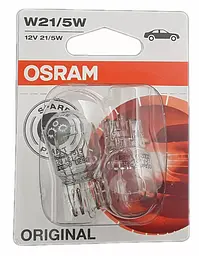 Комплект галогенових ламп OSRAM 7515-02B W21/12V 5W W3x16q 10X2 Blister