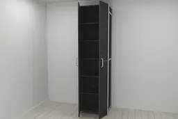 Шафа Гардероб Уні секція 7 серії Конект Ferrum-decor 220x60x50см Сірий метал ДСП Венге Магія 16 мм (FRD-104564)