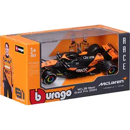 Автомодель Bburago McLaren F1 MCL38, 2024, 1:43 в асортименті (18-38214) - мініатюра 8