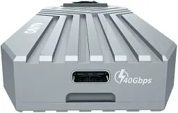 Кишеня зовнішня Maiwo, Grey, M.2, Type-C 4.0, 1xM.2 NVMe, формат 2280, алюмінієвий корпус (K1695) - мініатюра 3