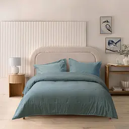 Покривало Lotus Home - Nikos петроль 245x245 - мініатюра 2