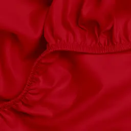 Простирадло сатин на резинці для коляски та люльки Cosas Burgundy CS1 40х80х5 см (55Satin_Ruby_FittedStroller_40х80) - мініатюра 2