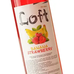 Сироп Loft Банан-Полуниця 0.7 л - мініатюра 5