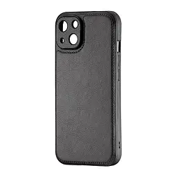 Чохол Jinduka Leather Protected Camera iPhone 14 Black
