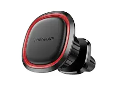 Автомобільний тримач для смартфона Borofone BH124 Black/Red (6941991119545)