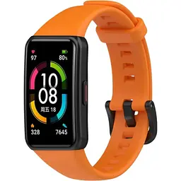 Ремінець DK CDK Silicone Sport Band Classic для Huawei Band 6 (011342) (orange)