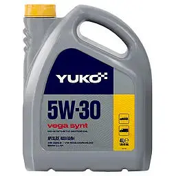 Автомобільна моторна олива YUKO VEGA SYNT 5W-30 4л 4823110401460