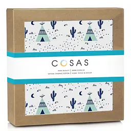 Пелюшки фланелеві Cosas Wigwam Cactus 100х120 см (FlannelDiapers_WigwamCactus_100x120) - мініатюра 2
