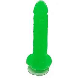 Крафтове мило-член із присоскою Чистий Кайф Green Size L - мініатюра 2