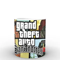 Кухоль GeekLand GTA ГТА сан андреас GT.02.07 білий 330 мл білий - мініатюра 3