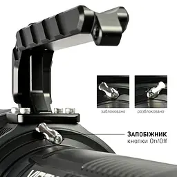 Зенітно-пошуковий лазерний переносний ліхтар Videx VLF-L361, 7000Lm 6500K (28093-000) - мініатюра 8