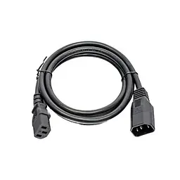 Кабель живлення 220В 3.0 м, 1,5мм2 С13-С14 (подовжувач) Kingda (PC6063-3M)