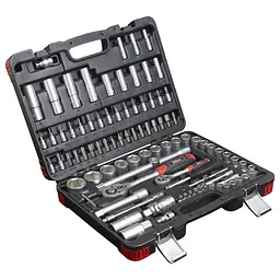 Набір насадок торцевих і біт Ultra 1/4", 1/2" 94 шт CrV Taiwan (6003142) - мініатюра 5