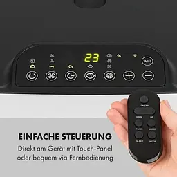 Кондиціонер мобільний Klarstein Kraftwerk Smart 12K (10034664) - мініатюра 5