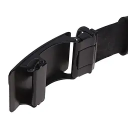 Автоматичний чоловічий пасок з пряжкою115-125×3.5 / ремінь на штани Borsa Leather, чорний 115-125 см - мініатюра 3