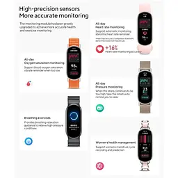 Фітнес-браслет Xiaomi Smart Band 9 Mystic Rose (BHR8345GL) - мініатюра 6