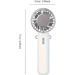 Портативний вентилятор DK K36 White [110322] - мініатюра 3