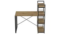 Письмовий стіл Ferrum-decor Серії Конект з етажеркою 75x120x60 чорний ДСП Дуб Артізан 16мм (FRD-104221) - мініатюра 4