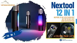 Ліхтар лампа павер банк NexTool Outdoor Flashlight 12-в-1 NE20161 - мініатюра 6