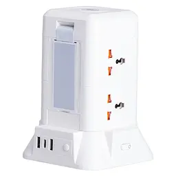 Мережевий фільтр-подовжувач TOWER 6 розеток LED-лампа 3USB + 1PD 4,8 метра Yiwu HP-5-3MF - мініатюра 9