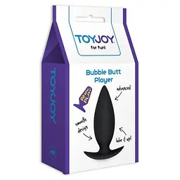 Анальна пробка Toy Joy Bubble Butt Player Advanced, 10х3 см (чорний) Toy Joy TOY10284 90818 - мініатюра 2