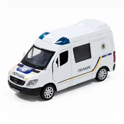 Автомодель TechnoDrive метал 11, 5х4, 8х5, 5 см Поліція
