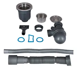 Кухонна мийка Lidz H6050B PVD 3.0/1.0 мм LDH6050BPVD3008 - мініатюра 6