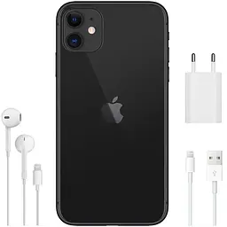 Смартфон iPhone 11 64GB Model A2221 Grade B Seller Refurbished Black - мініатюра 6