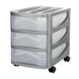 Модульний комод  Big Hobby Box, 30x40x40h 3 висувні ящики, сірий