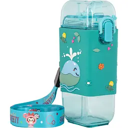 Поїльник тритановий Baby Team з силіконовою трубочкою та ремінцем 225 мл. (5091) - мініатюра 3